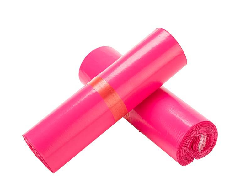 博尔塔拉玫红色快递袋-02